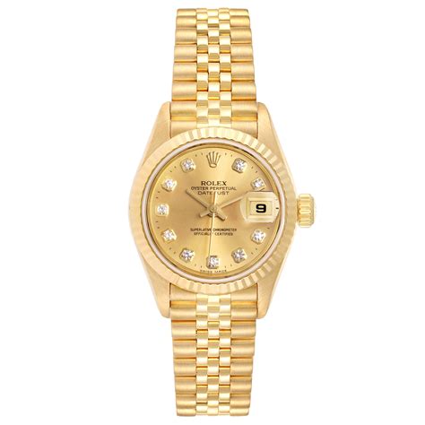 rolex datejust gold prezzo|rolex all gold datejust.